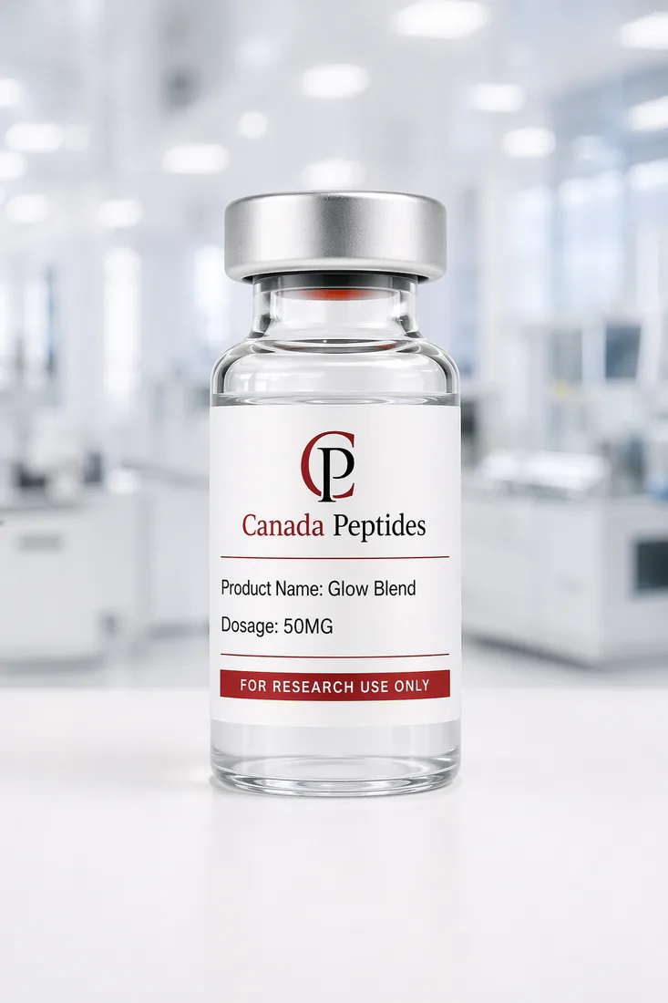 Glow Blend 50mg research product vial