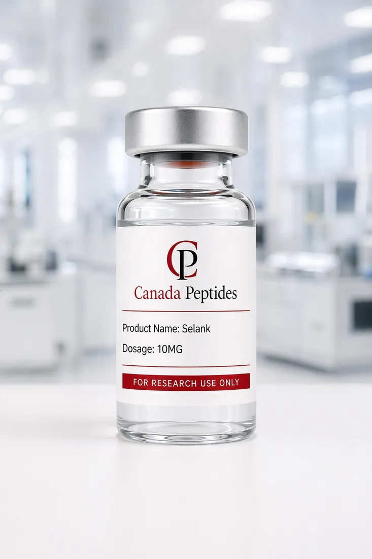 Selank 10mg research product vial