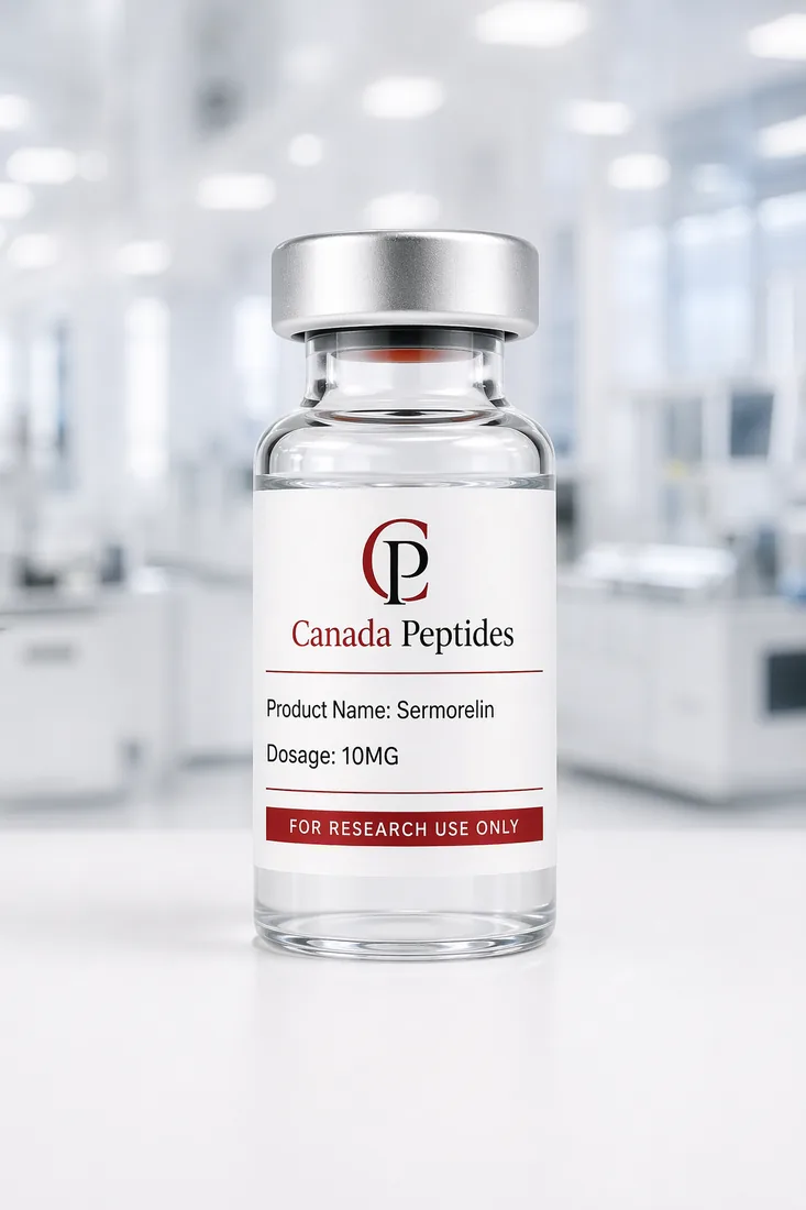 Sermorelin 10mg research product vial
